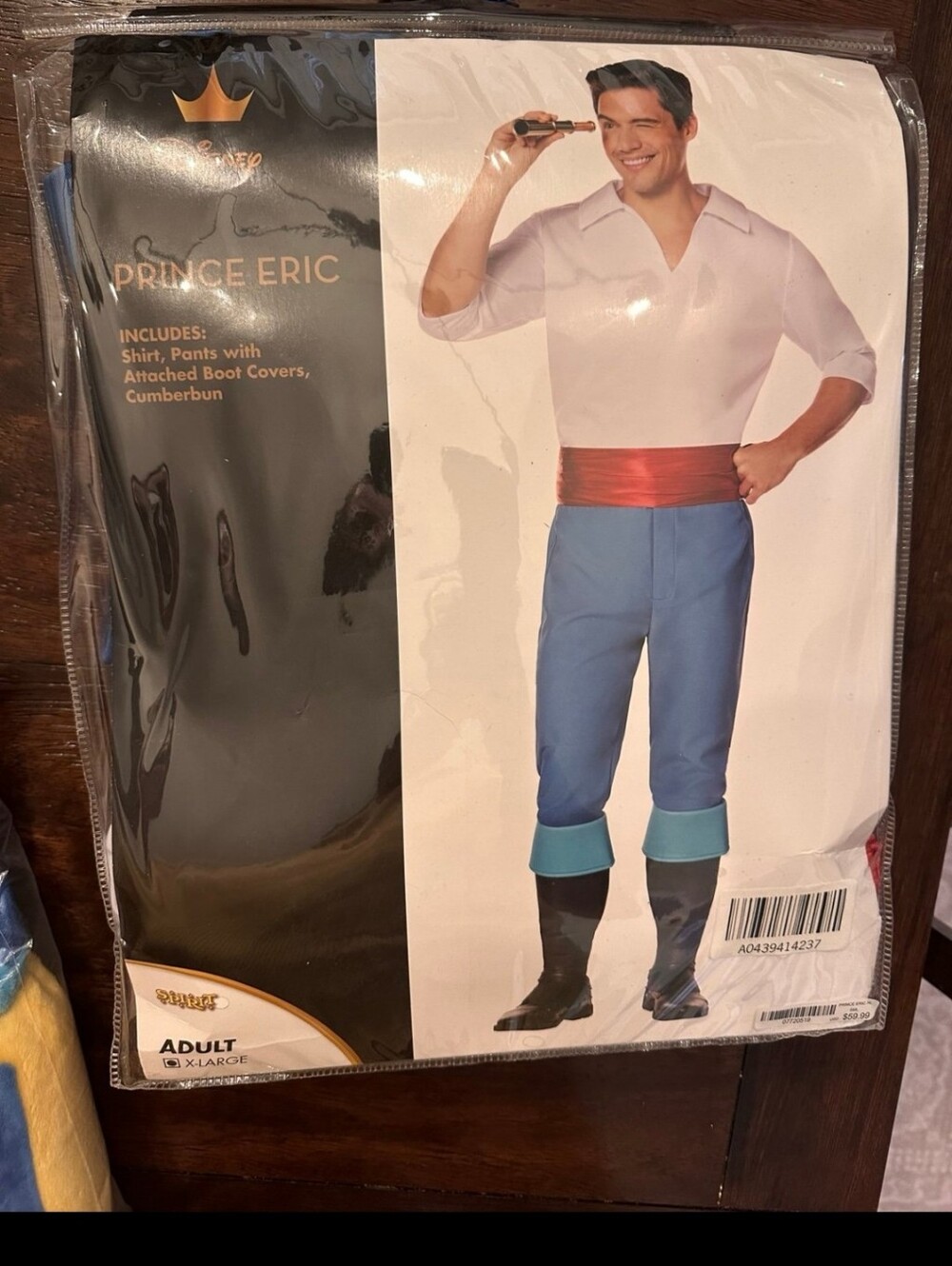 Prince eric Costume